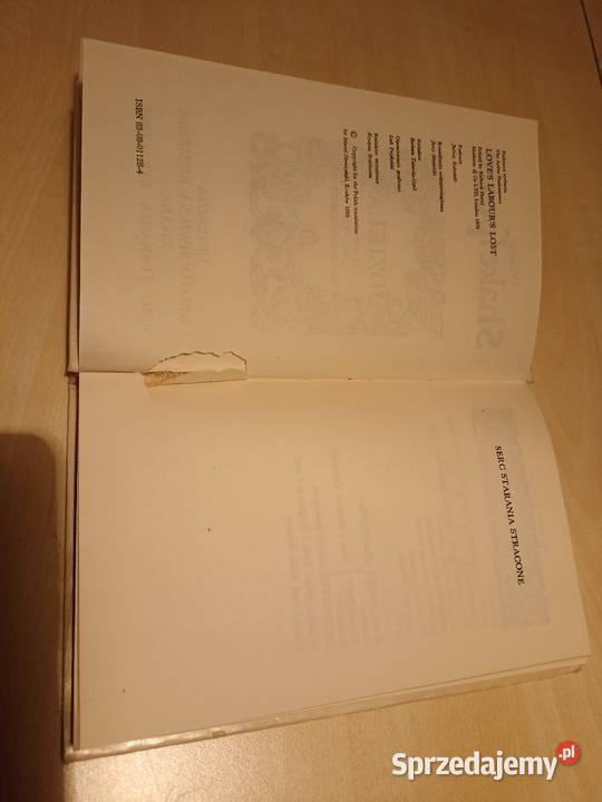 W Szekspir Ucieszna i krotochwilna komedia zwana