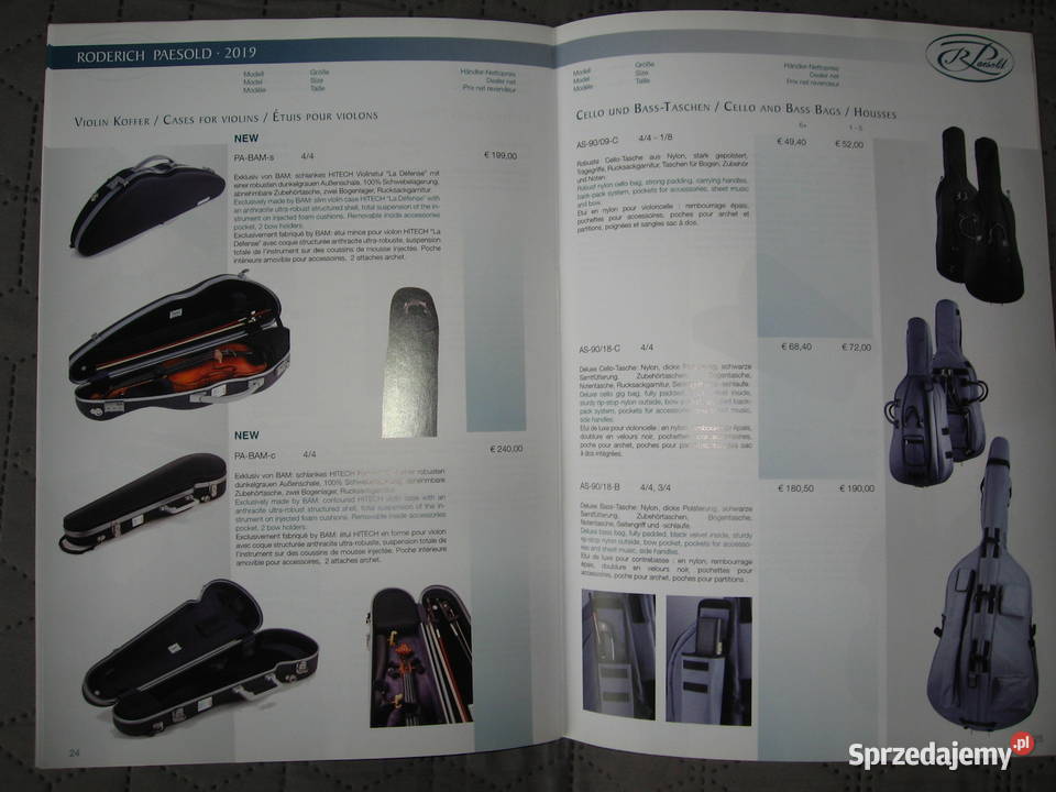 Roderich Paesold Bows Cellos Violins List 2019 Kępice