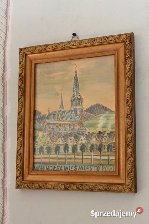 Nikifor Krynicki Pejzaż Miejski Kościół Stary Kraków