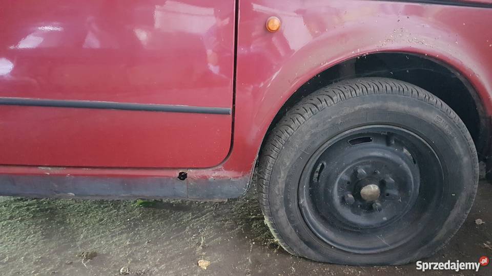 Fiat 126p el 1997 różowy wrzos garażowany