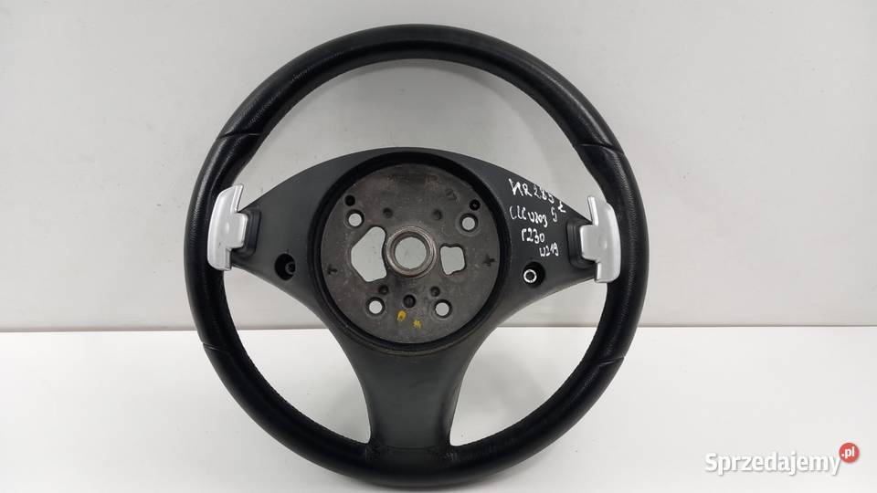 MERCEDES W219 R230 KIEROWNICA SKÓRA ŁOPATKI Zbierkowo