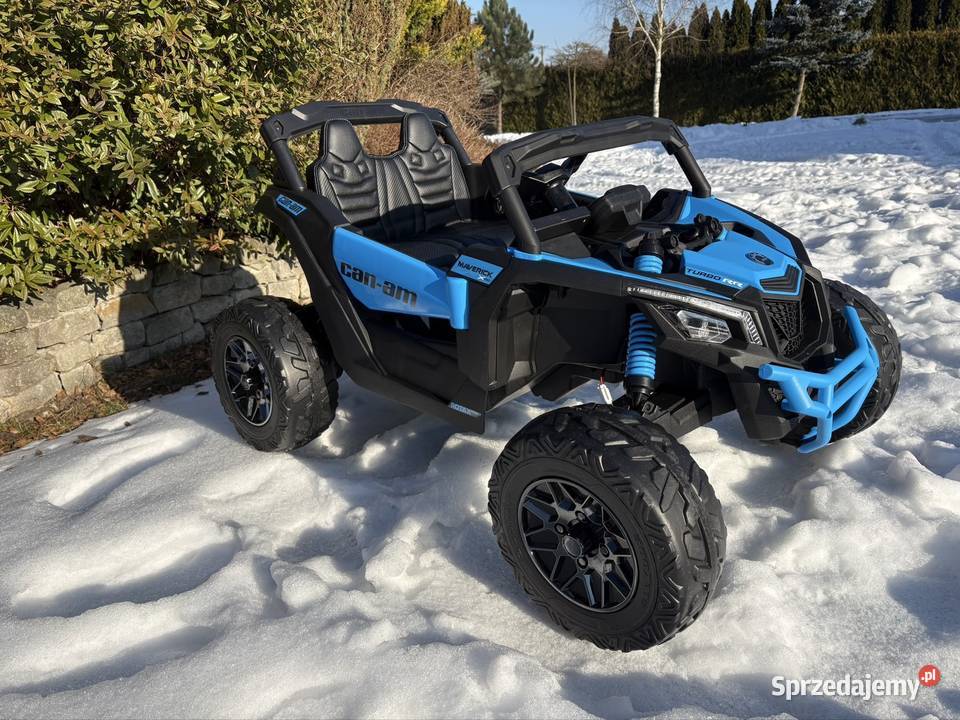 Quad na akumulator CanAm Maverick ATV 4x4 nowy Pojazdy elektryczne i spalinowe Grabownica