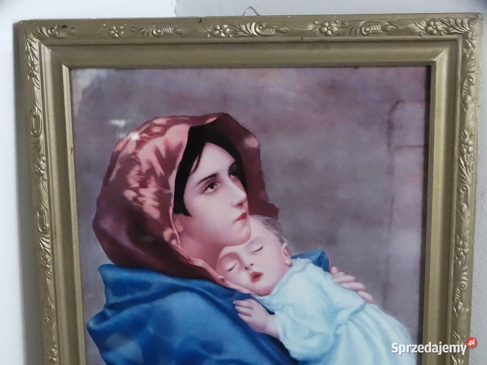 Stary obraz Madonny z Dzieciątkiem Madonnina w Biłgoraj sprzedam