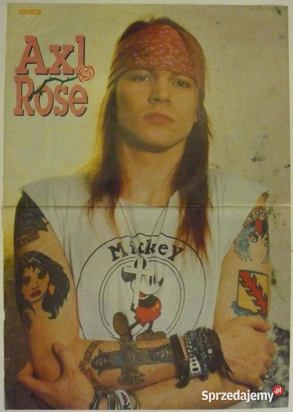 PLAKATY AXL ROSE WYPRZEDAŻ ŚWIAT Bydgoszcz