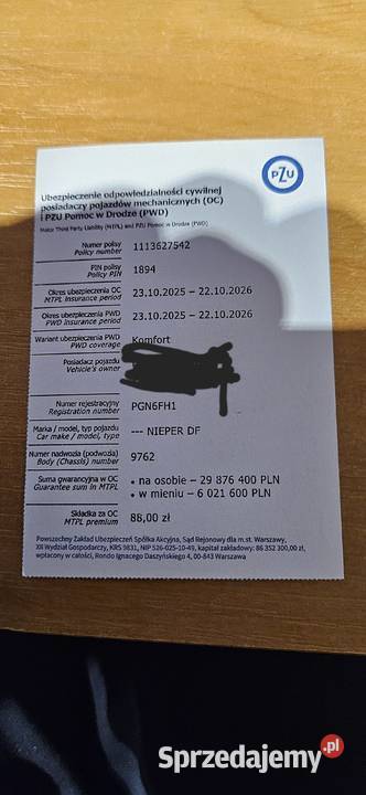 sprzedam pozostałość przyczepie Gniezno