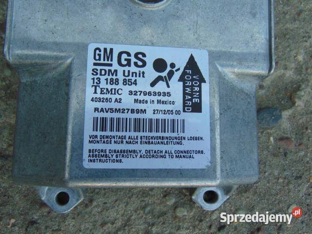 KONSOLA AIRBAG KIEROWCY PASAŻERA SENSOR ASTRA Deski rozdzielcze, konsole wielkopolskie