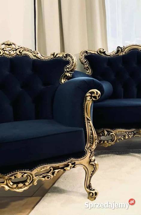 Komplet wypoczynkowy Ludwikowski barokowy sofa