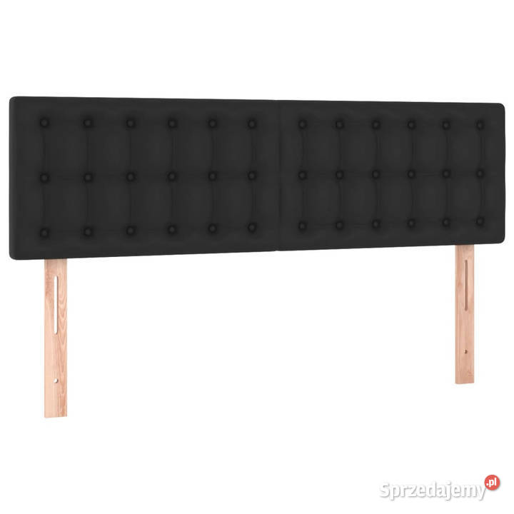 Zagłówek do łóżka z LED czarny 144x5x7888 Warszawa