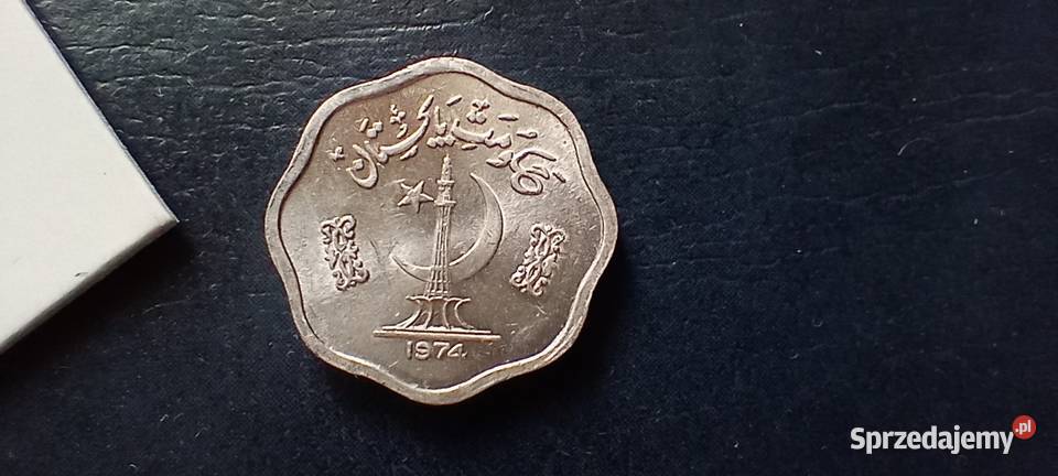 Stare monety 2 pajs 1974 Pakistan Lesko
