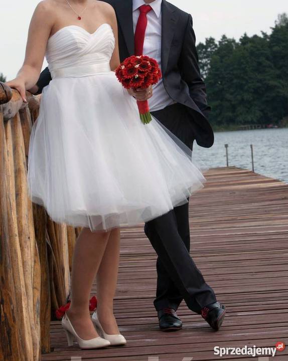 Krótka suknia ślubna Olsztyn