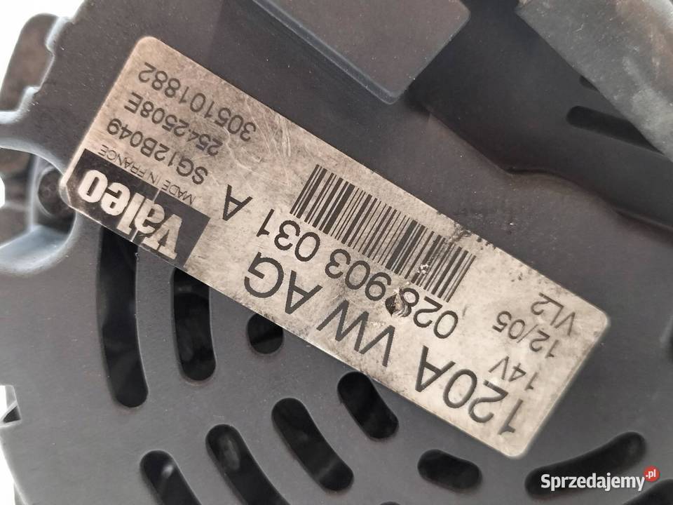 ALTERNATOR 028903031A 19 TDI Skoda Superb I osobowe sprzedam