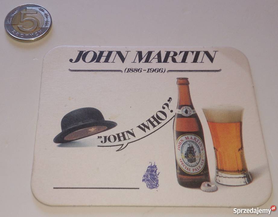 Podstawka, podkładka pod piwo - John Martin (01) (Kolekcja,