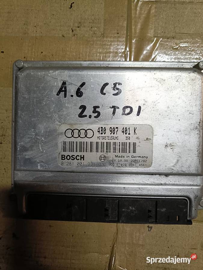 Sterownik Komputer Ecu Silnika AUDI A6 C5 25TDI