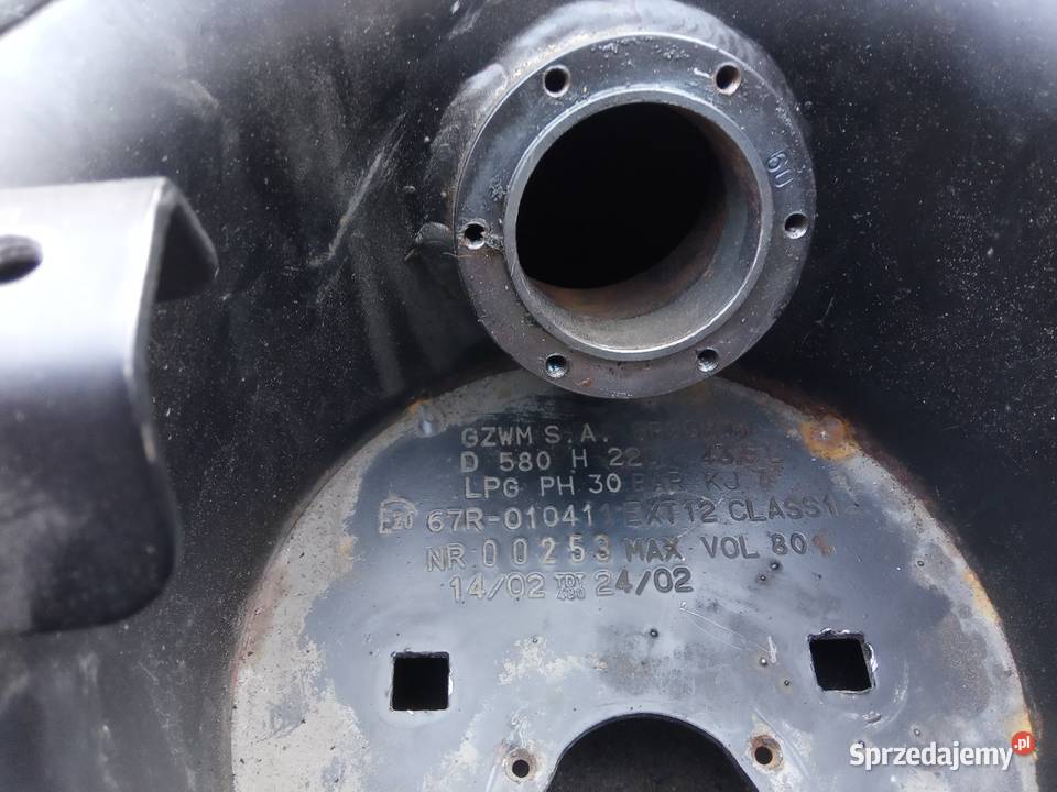 Butla lpg 580220 brak legalizacji Radomsko