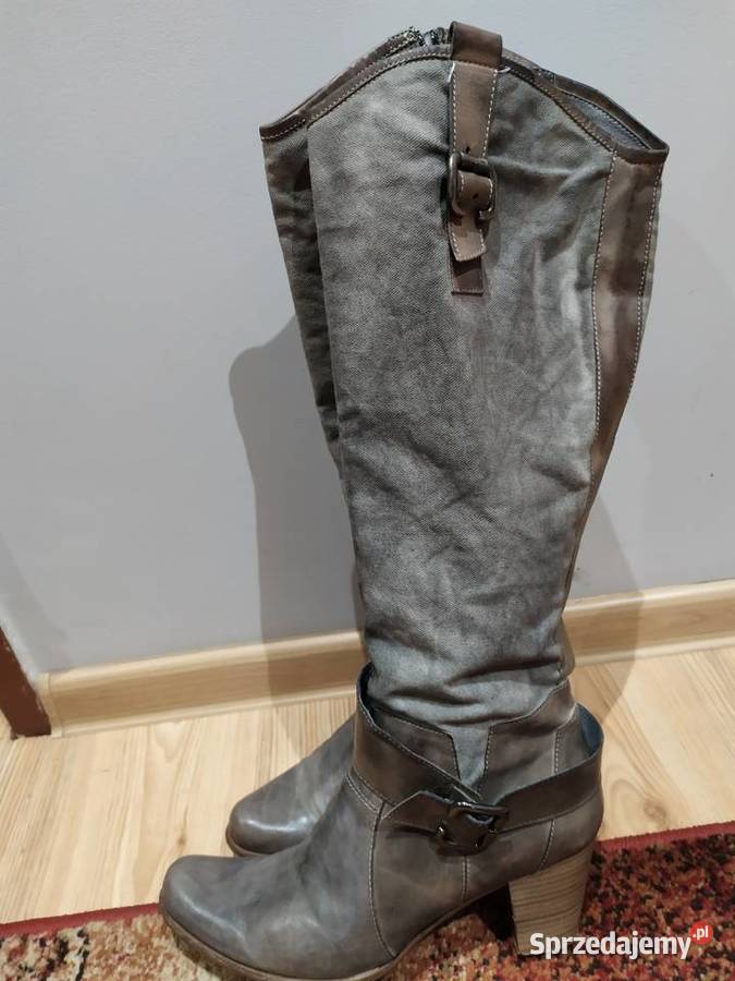 Buty szare kozaki 41 50 Stalowa Wola