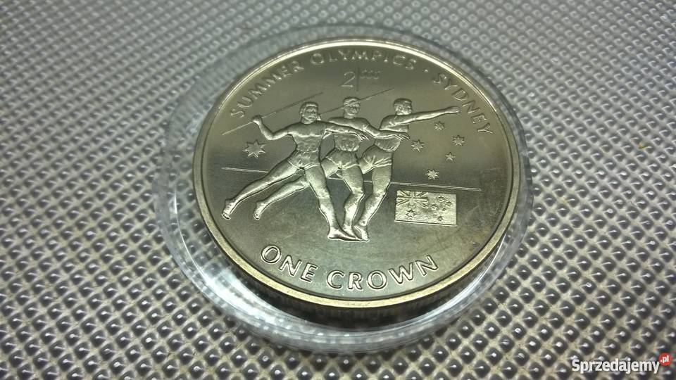 MONETA Wyspa Man 1 korona 1999 Numizmatyka