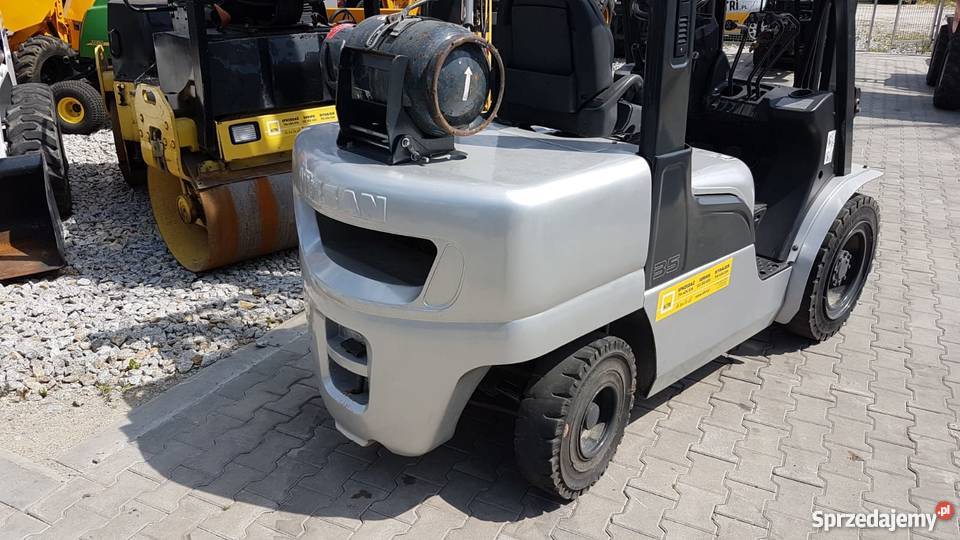 Wózek widłowy czołowy NISSAN UGL02A35DU 2013 gaz Wrocław sprzedam