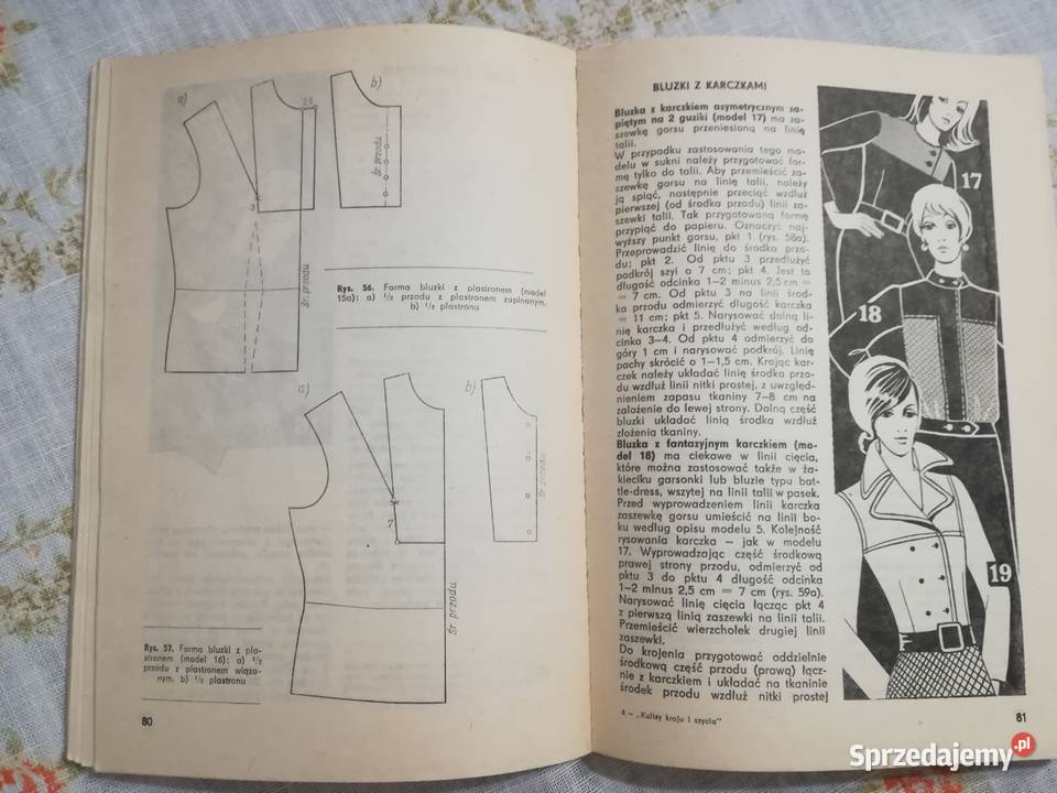 Zofia Hanus Kulisy kroju i szycia bluzki Gdańsk