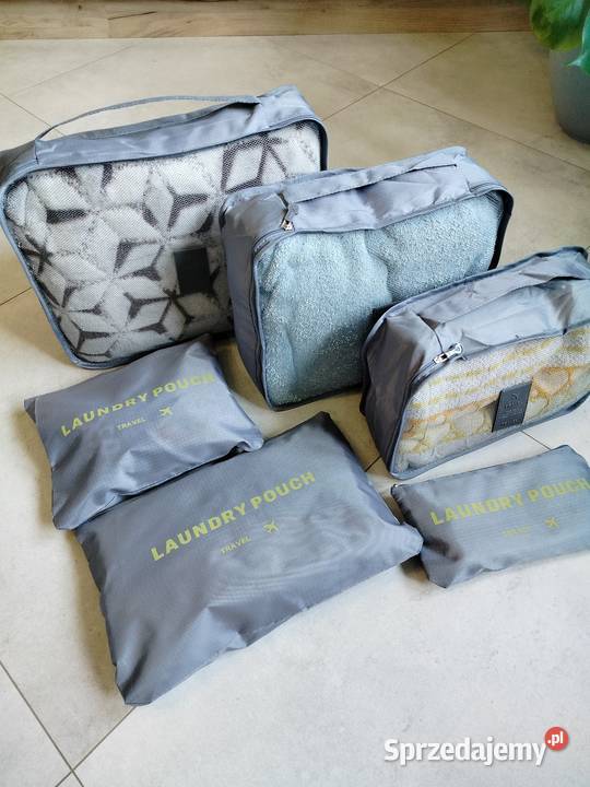 Duże organizery podróżne 6 sztuk pokrowce do Jastrzębie-Zdrój