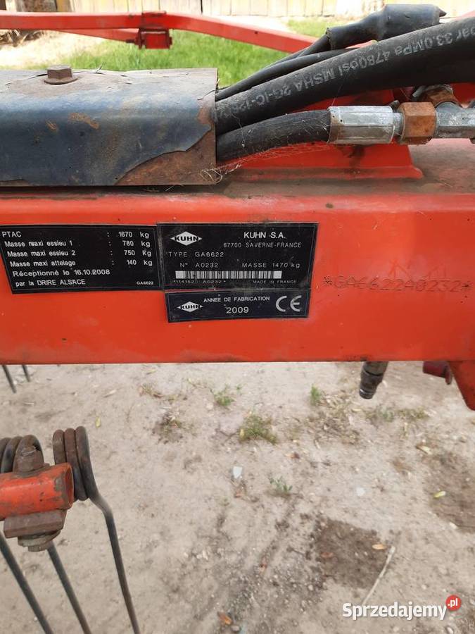 Zgrabiarka kuhn ga 6000 ga 6622 Kuhn Sytki
