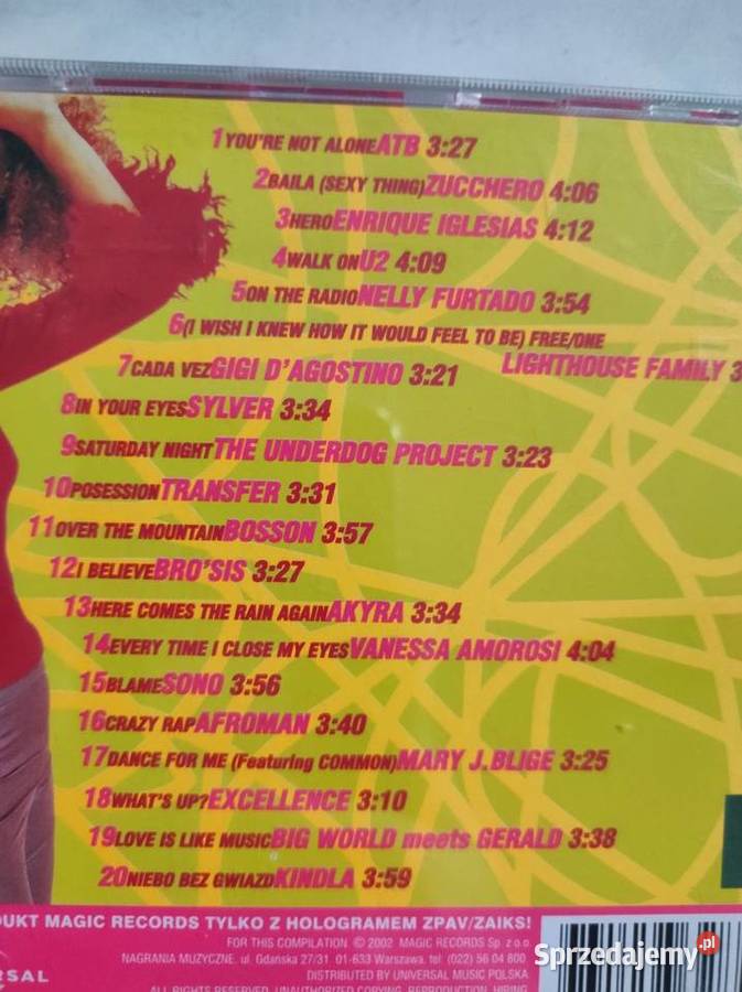 Dziewczyna 12 CD album zuccheto etb u2 enrique Kielce sprzedam