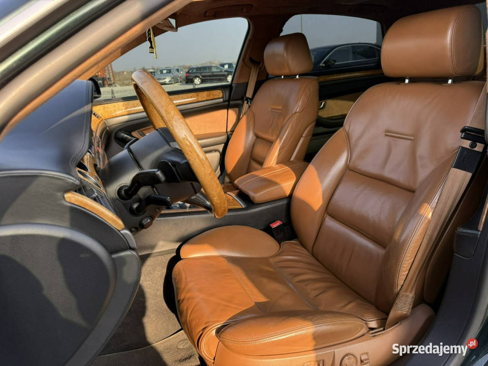 Audi A8 42 TDI 326 2005r Pneumatyka Climatronic elektrycznie ustawiane fotele