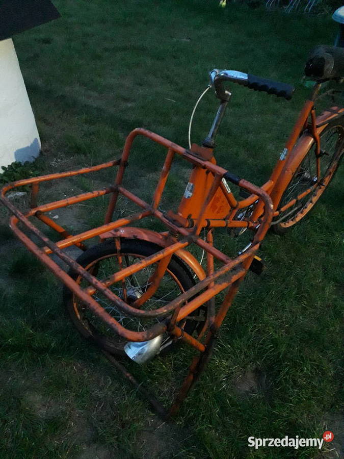 Zabytkowy rzadki cargo rower Falter transportowy Warszawa sprzedam