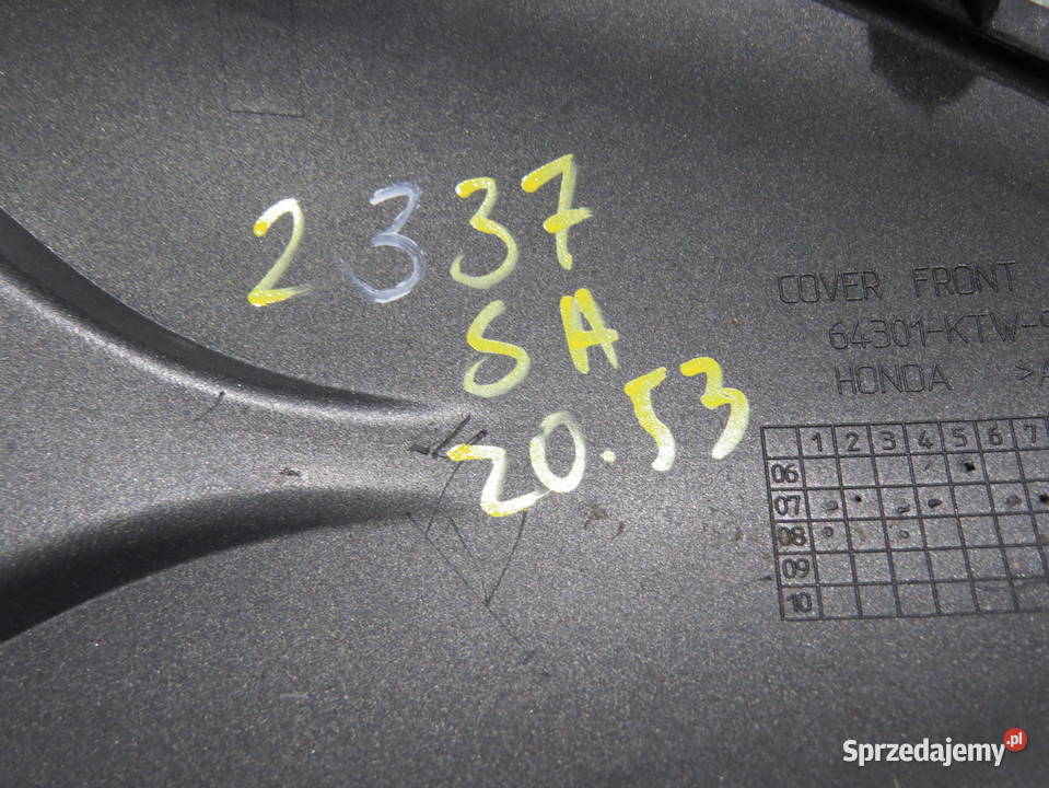 HONDA SH 300 SH300 300I 2010 CZACHA CZASZA Gdańsk