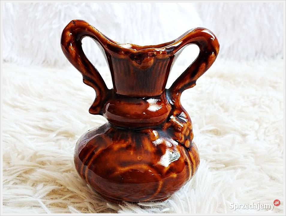 Stary wazonik dzbanuszek ceramiczny z lat 70tych Żary