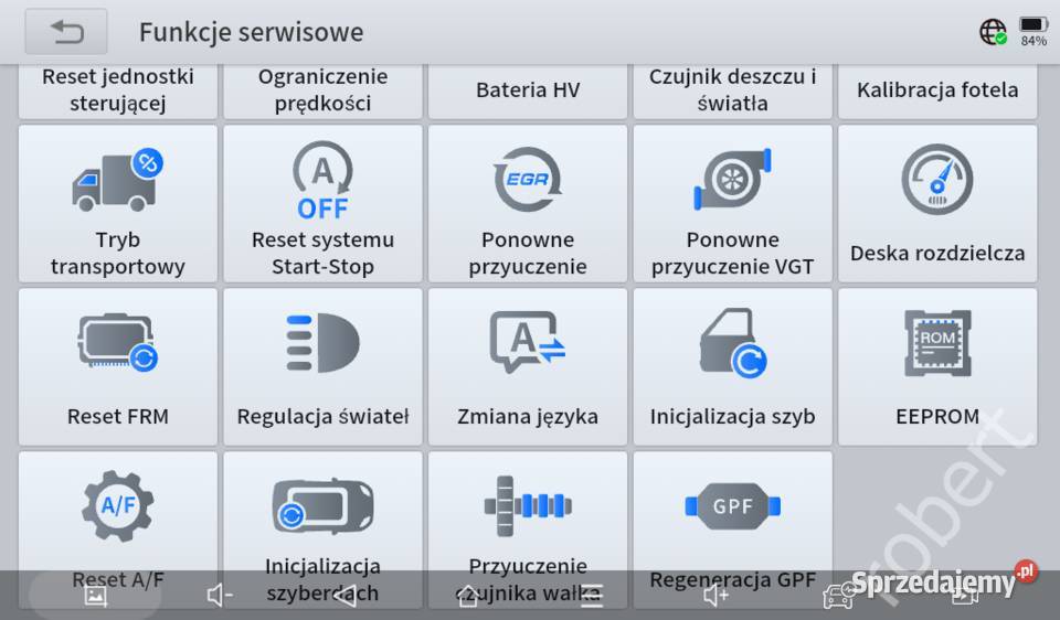 Zestaw do diagnostyki osobowych dostawczych Siedlce