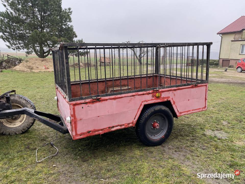 Przyczepka jednoosiowa Przyczepy rolnicze Dziarnowo sprzedam