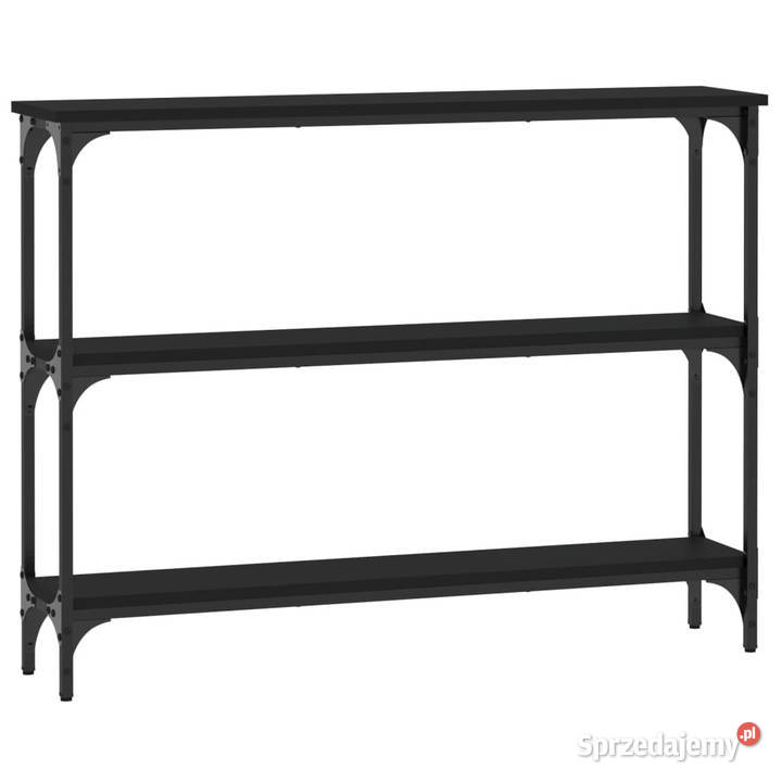 Stolik konsolowy czarny 100x225x75 WM834025 mazowieckie