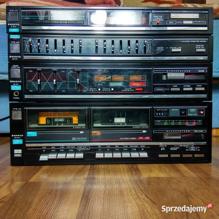 Sanyo JA477 japońska wieżamega brzmieniekorektor dolnośląskie Świebodzice