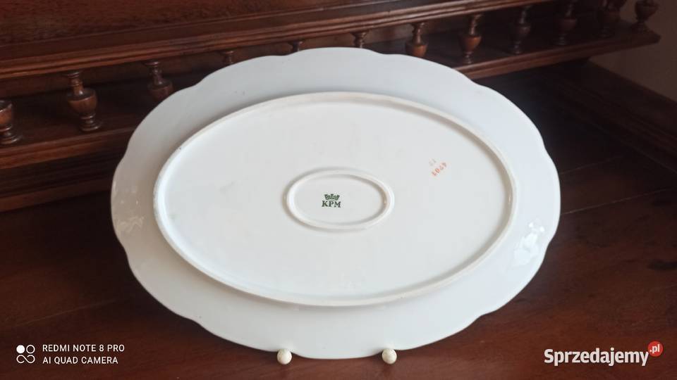 Półmisek KPM Germany Kwiaty Syg lat 19041927 C Gdańsk