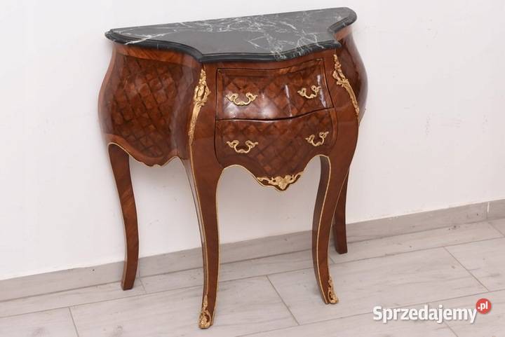 Komoda Intarsjowana 2 Szuflady Drewniana Szafka małopolskie Kraków