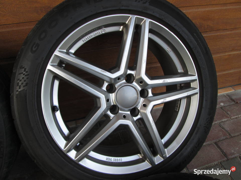 Koła alu 18 Audi VW Mercedes 5x112 opony letnie Samochodowe Kościerzyna
