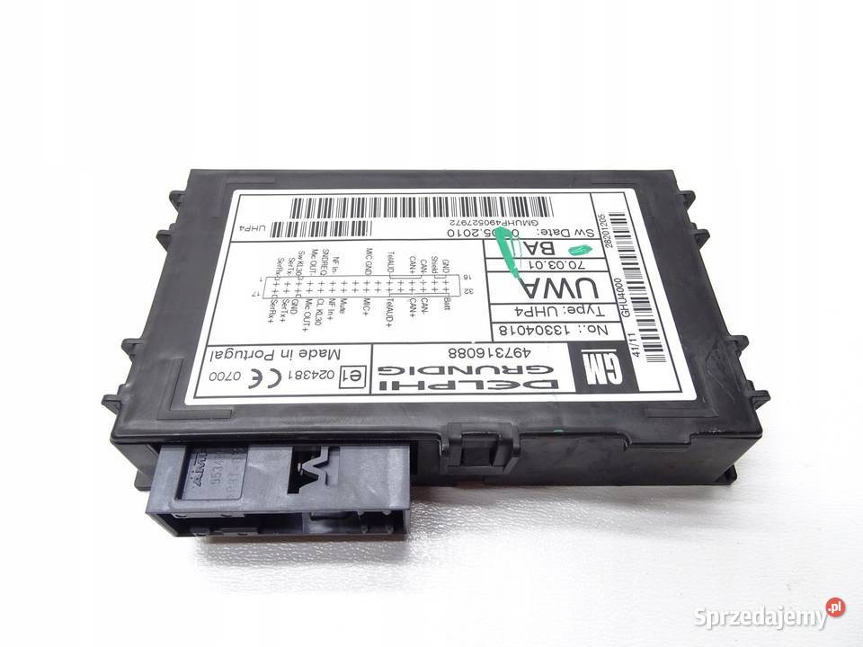 MODUŁ STEROWNIK BLUETOOTH 13304018 OPEL ZAFIRA B
