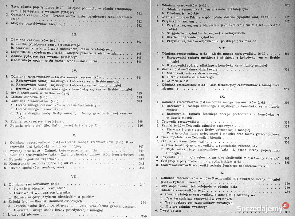 Język niemiecki lektoratów Eryk Guhl Tea Rubinow Chełm sprzedam