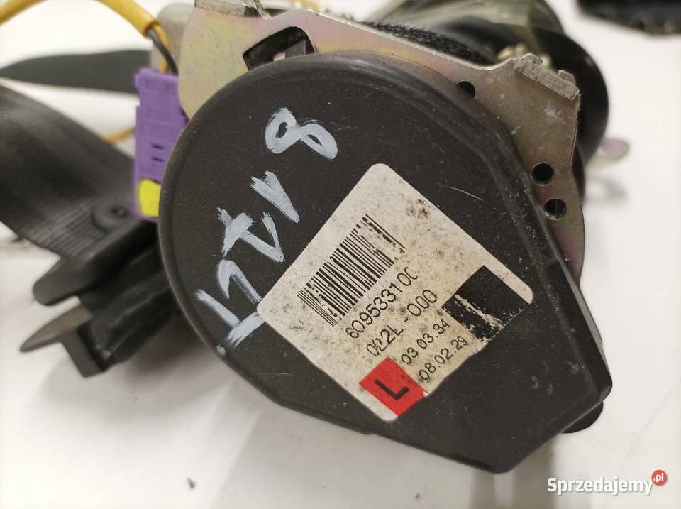 PAS BEZPIECZEŃSTWA LEWY PRAWY TYŁ KPL 7L sprzedam