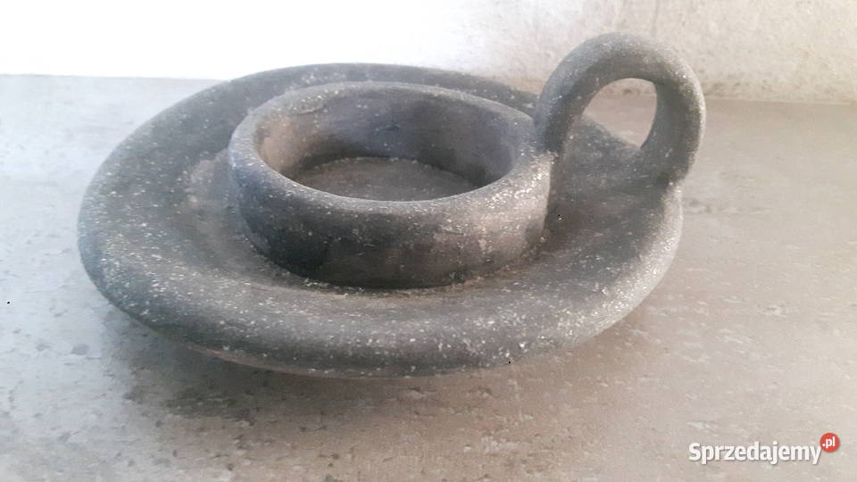 Świecznik ceramiczny ręcznie wykonany mazowieckie Otwock