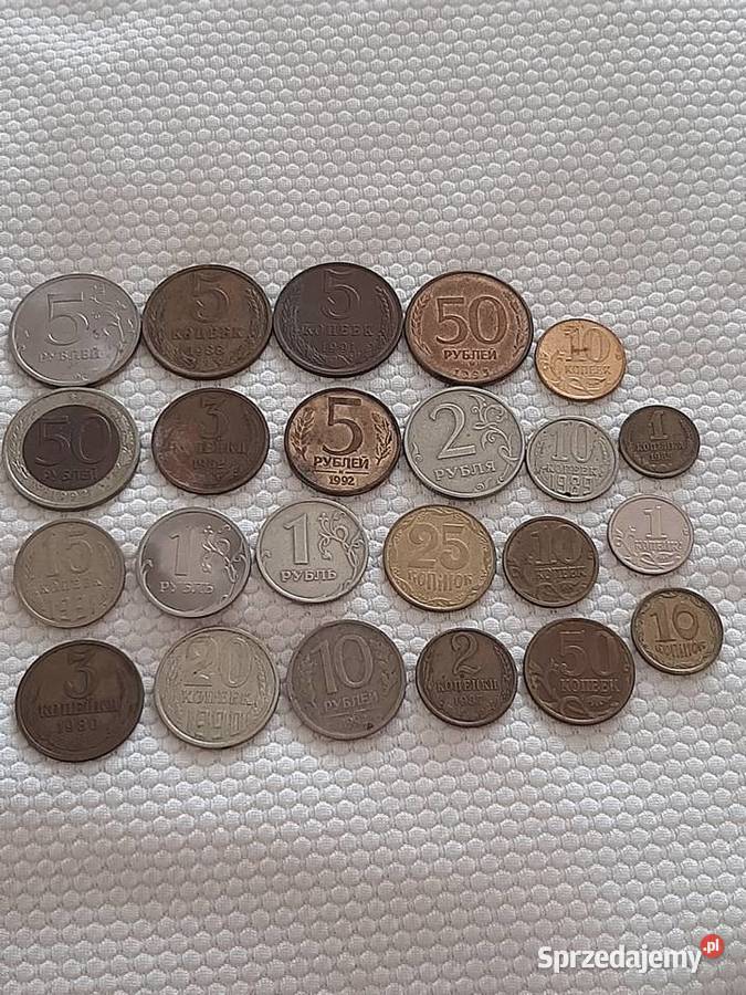 zestaw monet