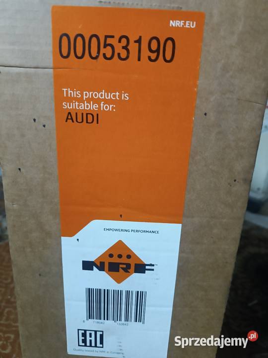Chłodnica wody NRF 53190 Audi A4 A6 NOWA Lutcza
