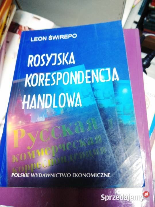 Świrepko rosyjska korespondencja handlowa sprzedam