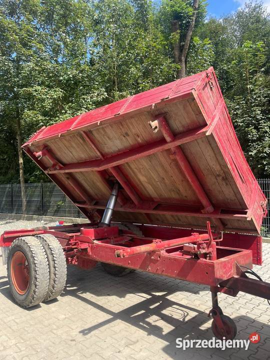 Trójstronna przyczepa rolnicza wywrotka SOLIDNA Mszana Górna