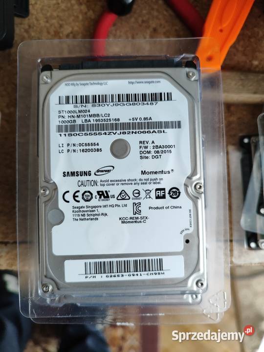 Dyski twarde sata HDD 25 1tb ST1000LM024 5 Włoszczowa sprzedam