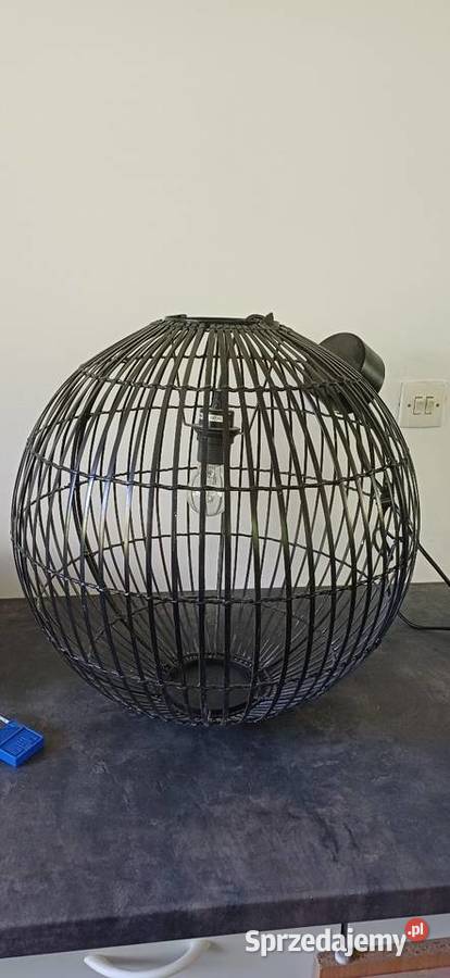 Lampa metalowa czarna wisząca Puławy