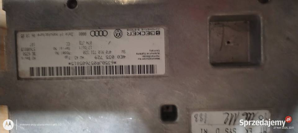 Moduł sterownik multifunkcyjny MMI A6 C6 Lubin