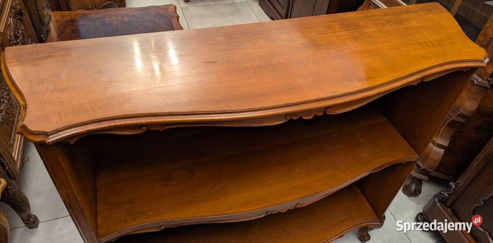 Włoska szafkaregałwitryna orzechsklep Dąbrowa Dąbrowa Górnicza