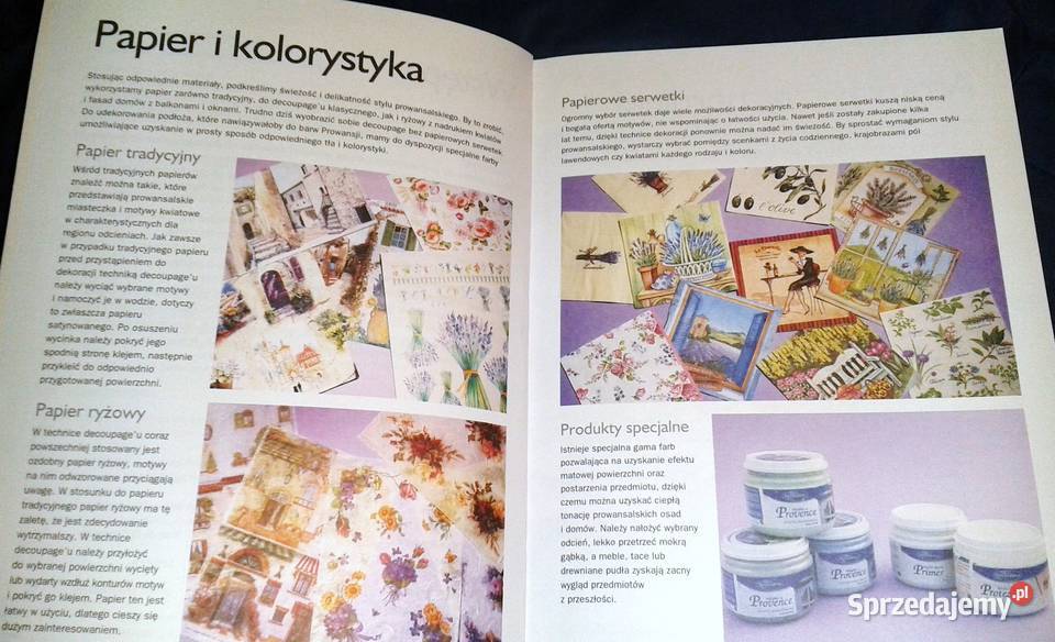 Decoupage w stylu prowansalskim Marisa Lupato miękka Chełm