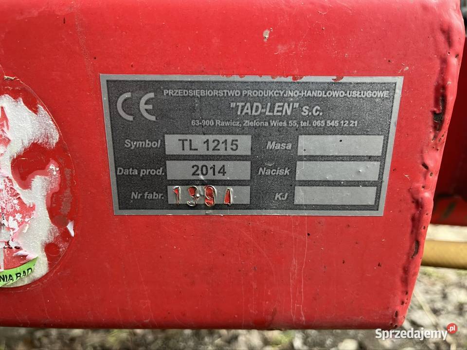 Opryskiwacz TADLEN 1200L Świdnica sprzedam